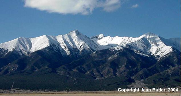 Snowcapped Mt. Blanca