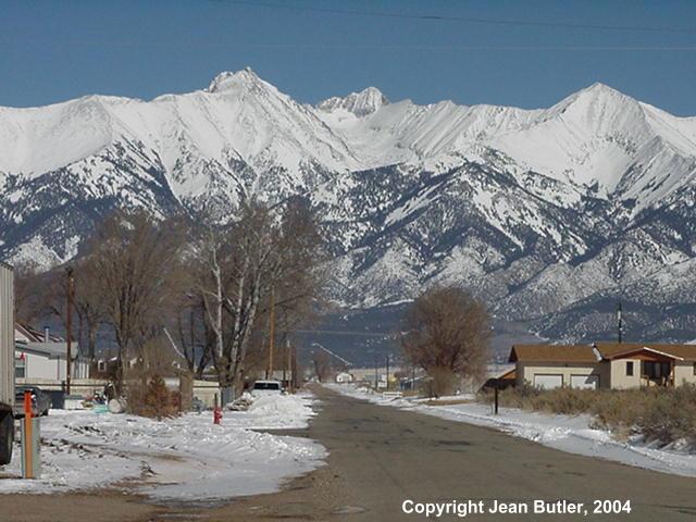 Mount Blanca Seen from Weaver Avenue