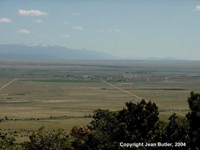 Aerial View of the Town of Blanca