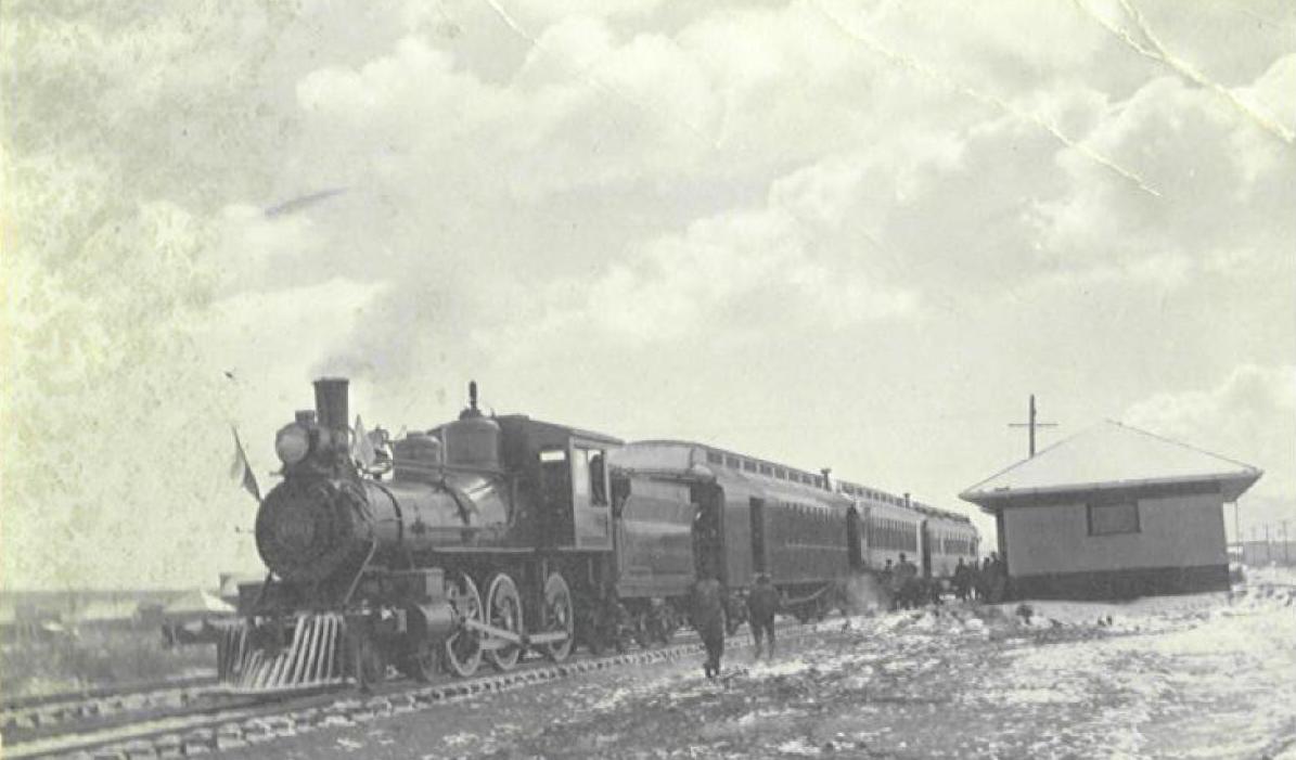 Train Depot in 1910